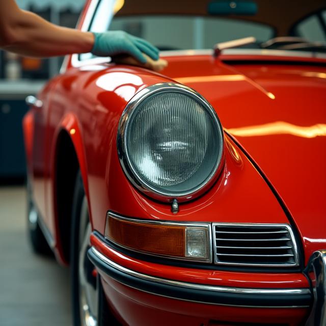 Oldtimer Fahrzeugpflege